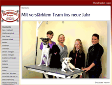 Tablet Screenshot of hundesalon-lupo.ch